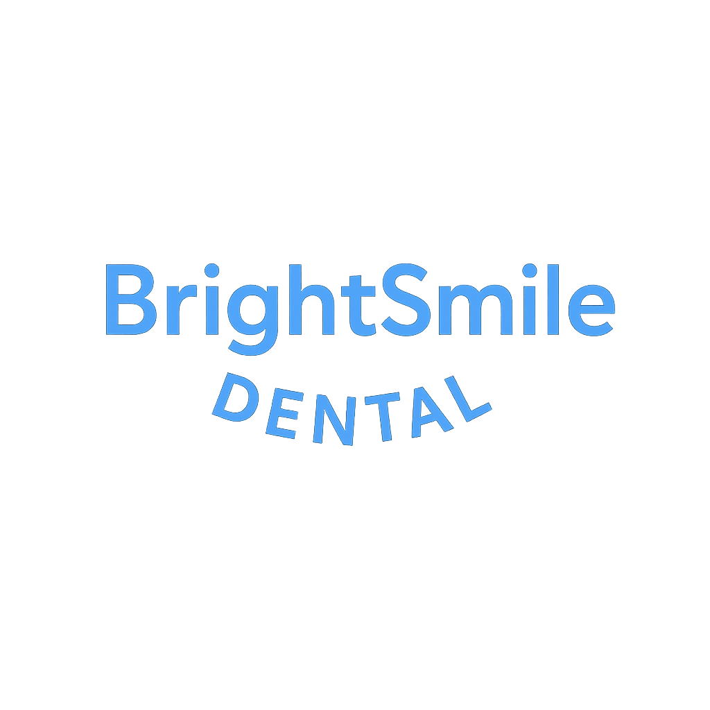 BrightSmile Dental curved text logo
